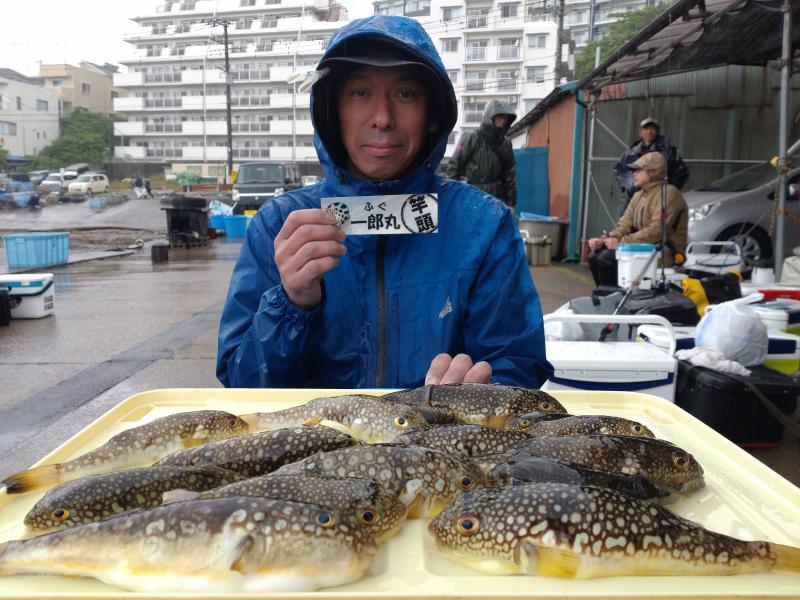 ふぐ釣り1枚目