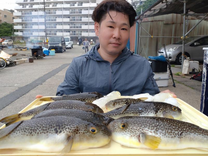 ふぐ釣り1枚目