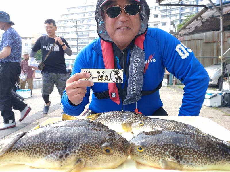 ふぐ釣り1枚目