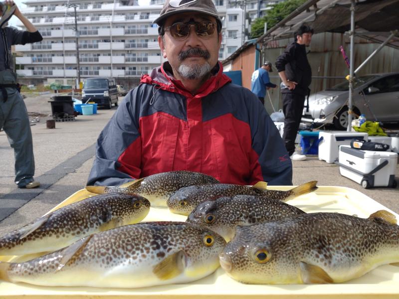 ふぐ釣り1枚目
