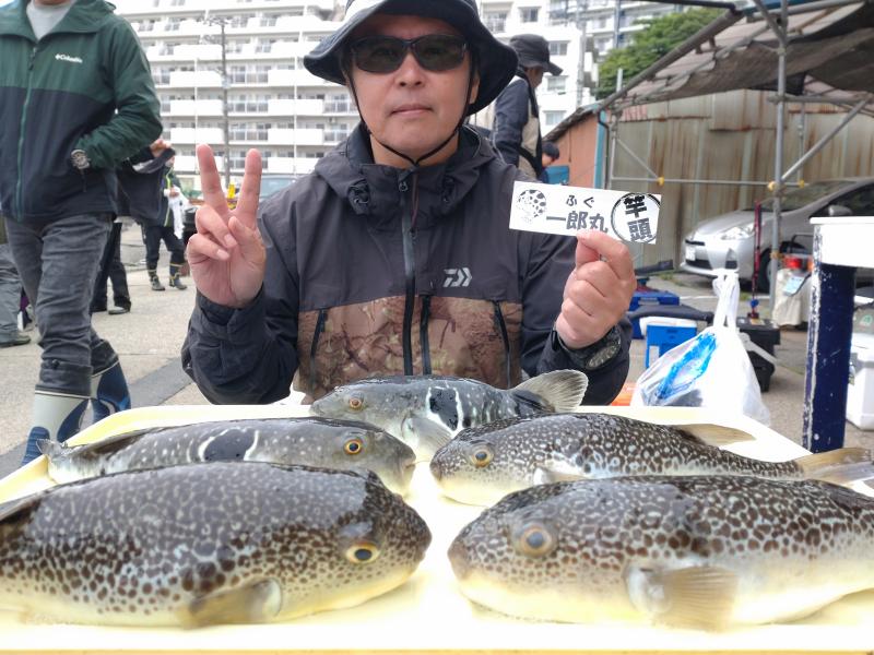 ふぐ釣り1枚目