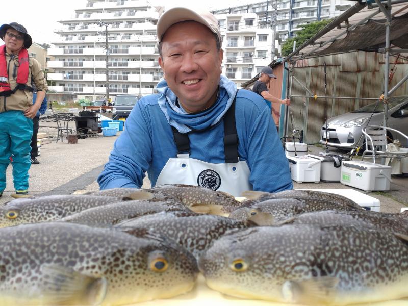 ふぐ釣り1枚目