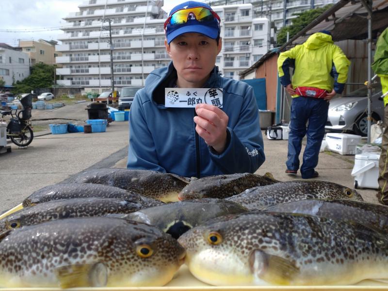 ふぐ釣り1枚目