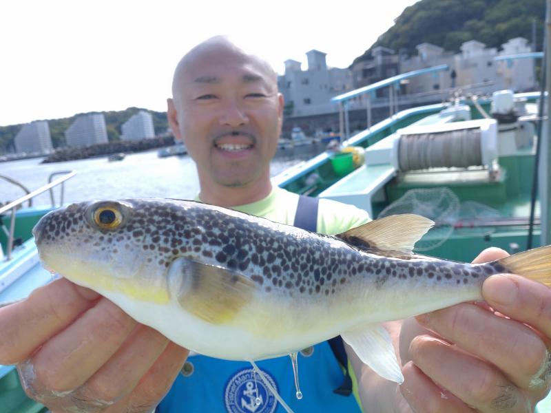 ふぐ釣り1枚目