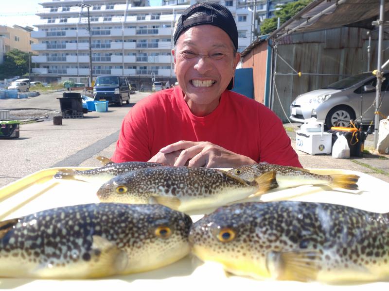 ふぐ釣り1枚目