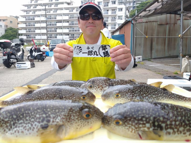 ふぐ釣り1枚目