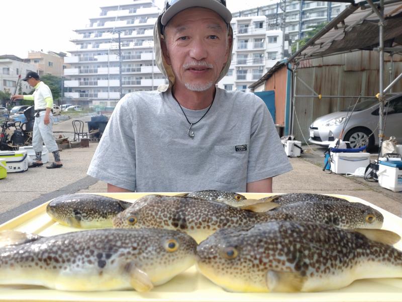 ふぐ釣り1枚目
