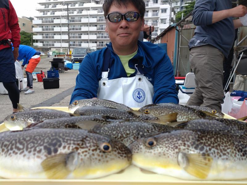 ふぐ釣り1枚目