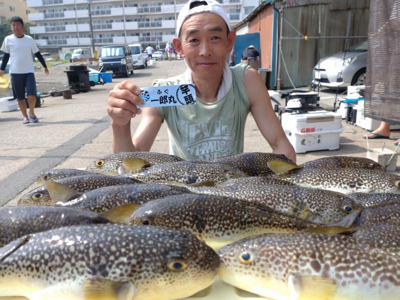 ふぐ釣り1枚目
