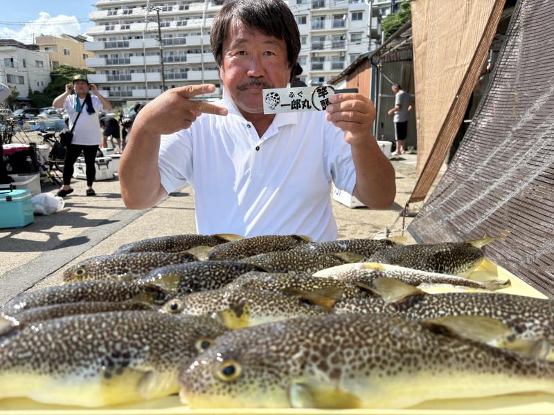 ふぐ釣り1枚目
