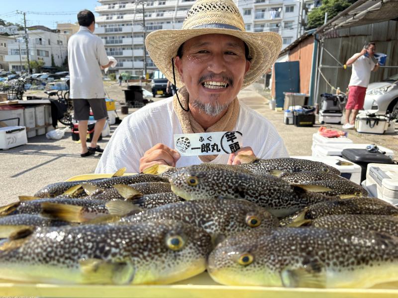 ふぐ釣り1枚目