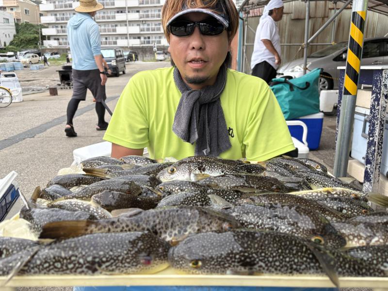 ふぐ釣り1枚目