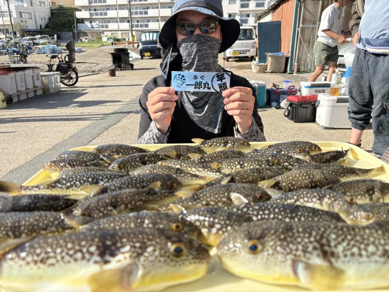 ふぐ釣り1枚目