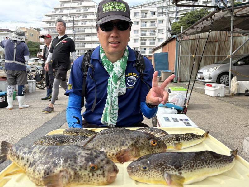 ふぐ釣り1枚目