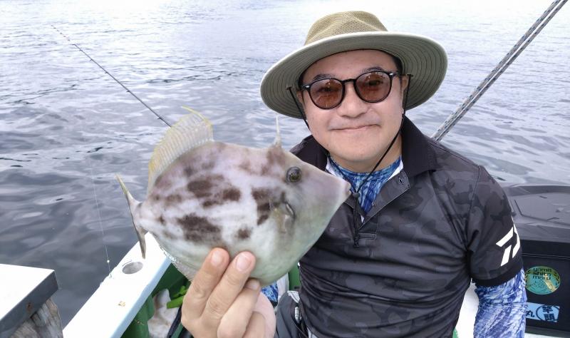 カワハギ釣り1枚目