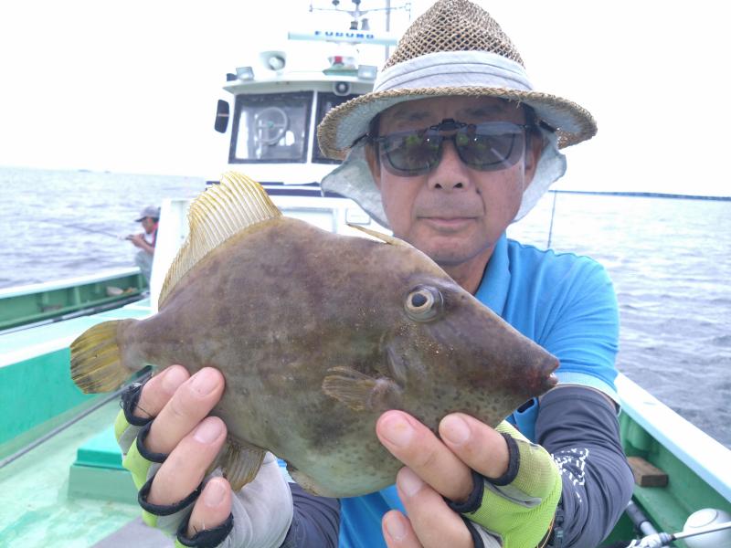 カワハギ釣り1枚目