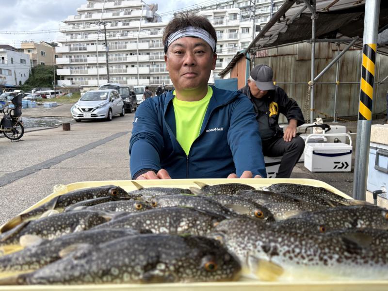 ふぐ釣り1枚目