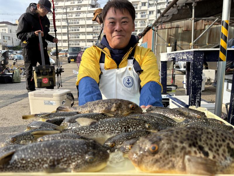 ふぐ釣り1枚目