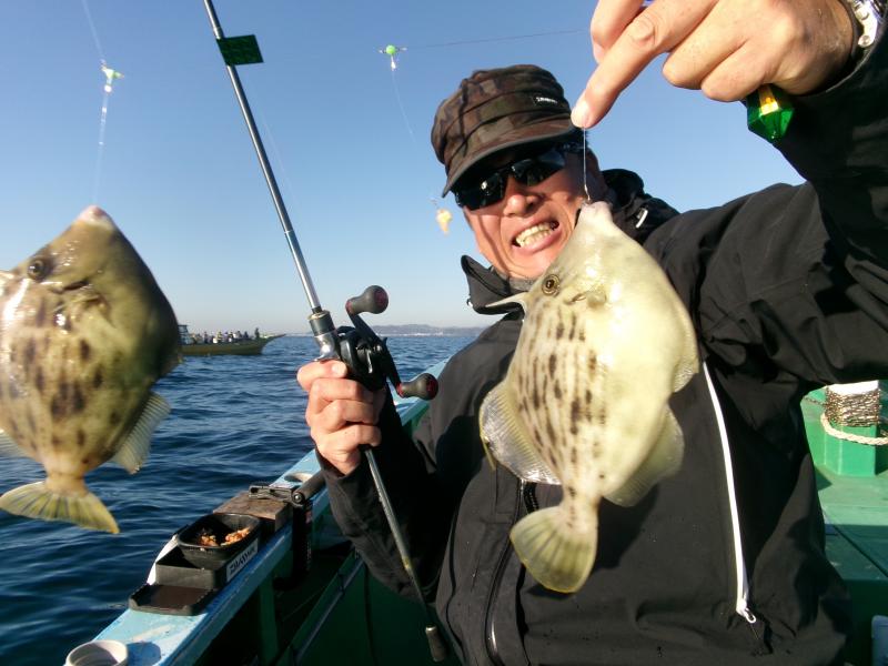 カワハギ釣り1枚目