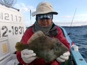 カワハギ釣り好調です！！