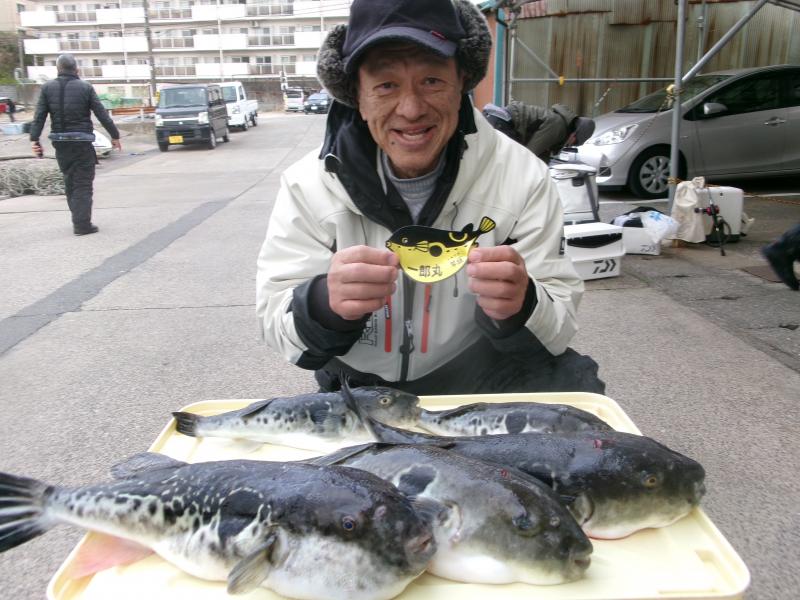 トラフグ釣り3枚目