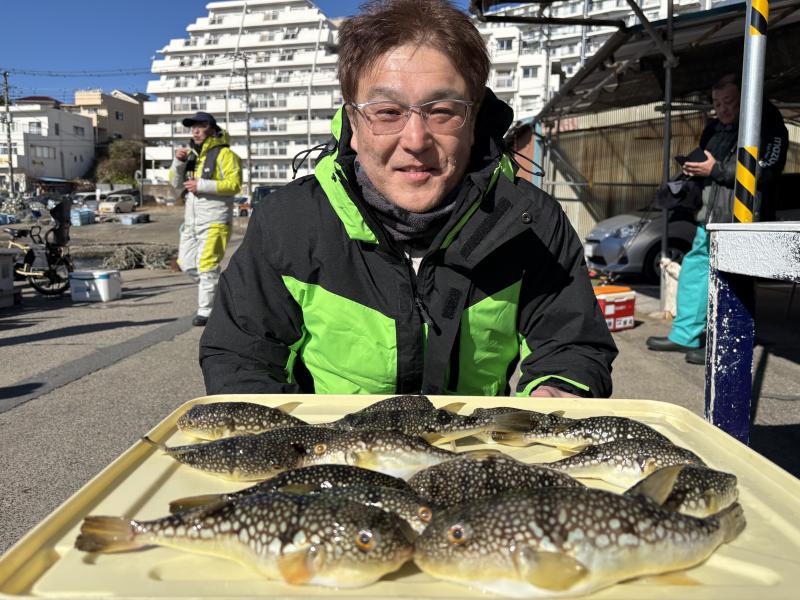 ふぐ釣り1枚目