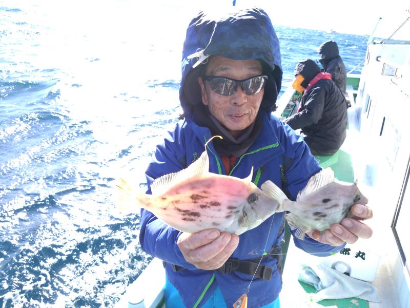 カワハギ釣り1枚目