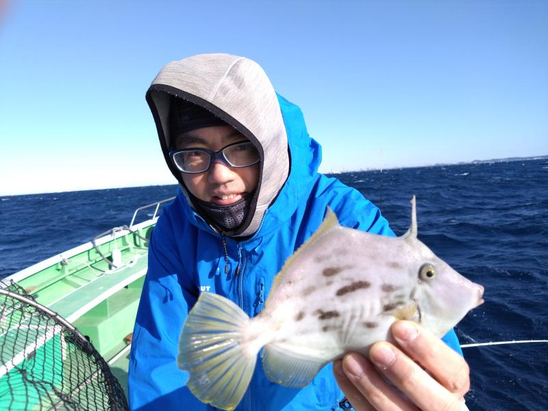 カワハギ釣り1枚目