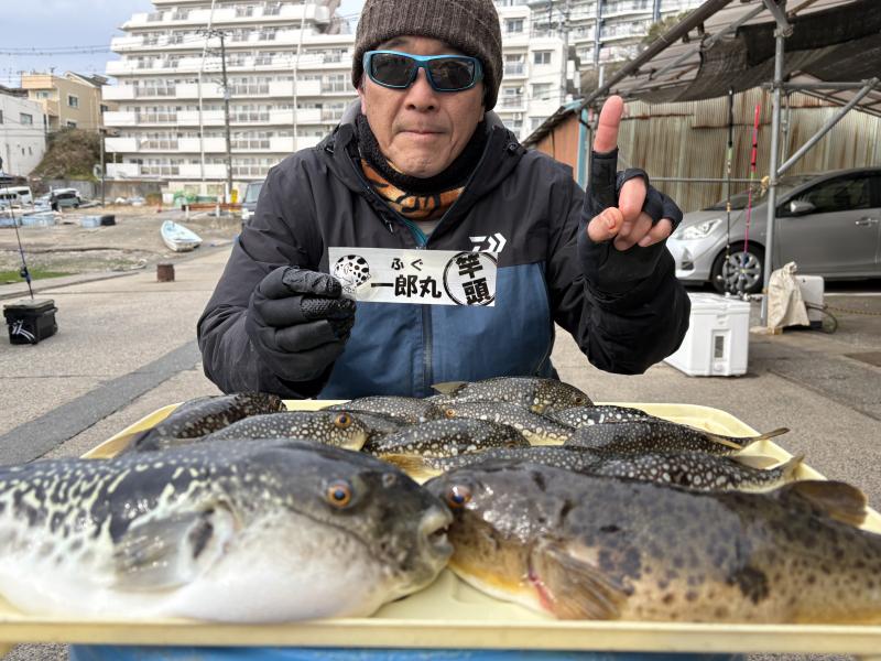 ふぐ釣り1枚目