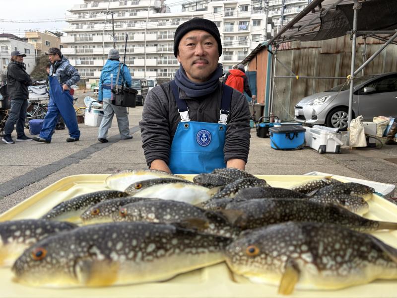 ふぐ釣り1枚目