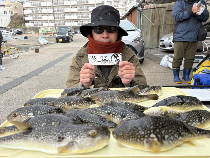 ふぐ釣り1枚目
