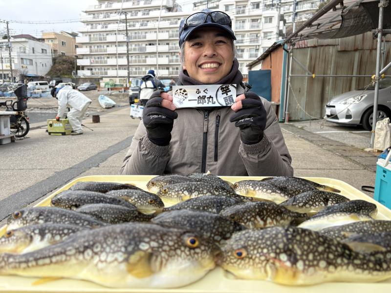 ふぐ釣り1枚目