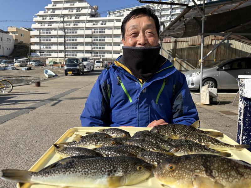 ふぐ釣り1枚目