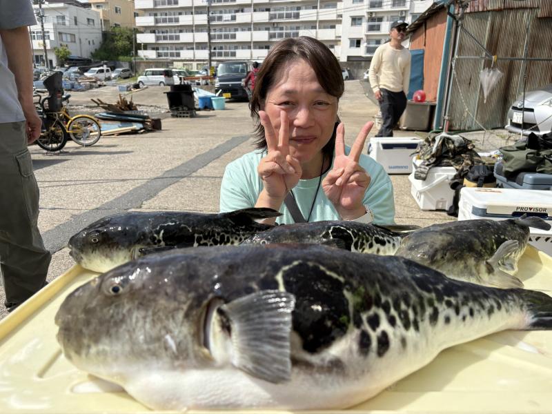 トラフグ釣り4枚目