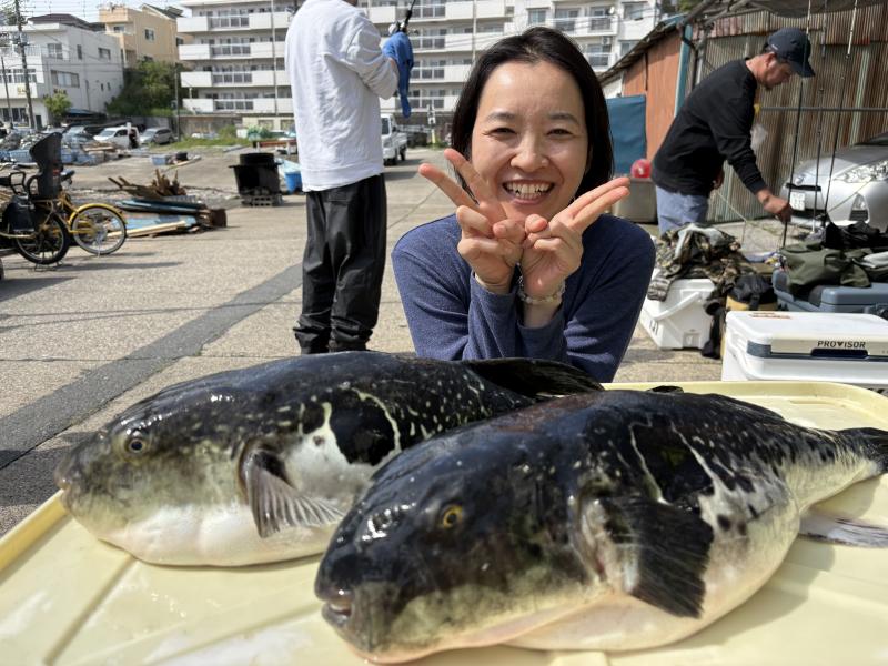トラフグ釣り5枚目