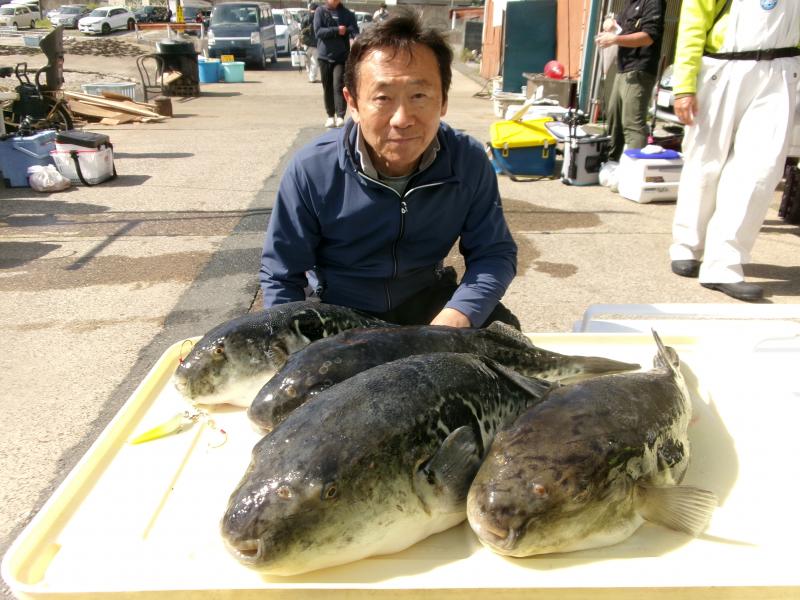 トラフグ釣り3枚目