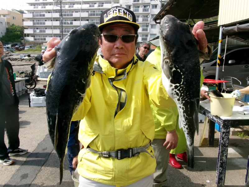 トラフグ釣り3枚目