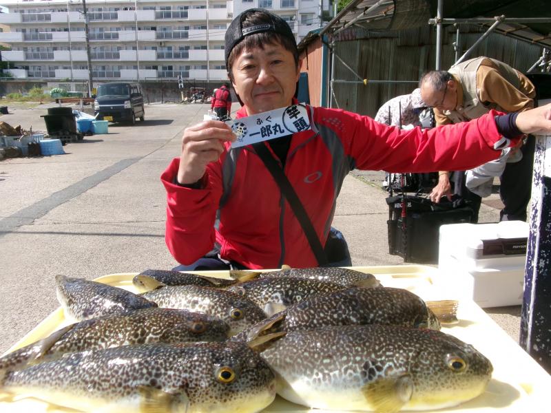 ふぐ釣り1枚目