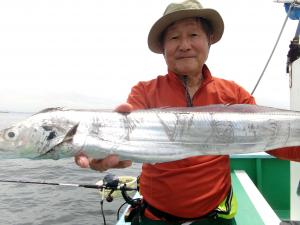 タチウオアジリレー釣り
