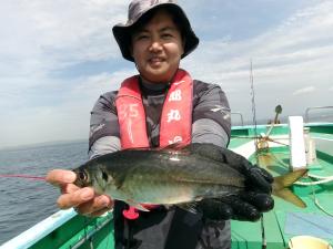 タチウオアジリレー釣り