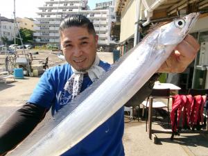 タチウオアジリレー釣り