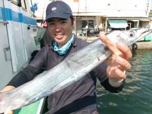タチウオアジリレー釣り