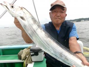 タチウオアジリレー釣り