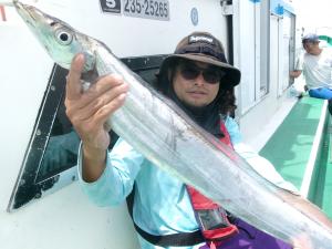 タチウオアジリレー釣り