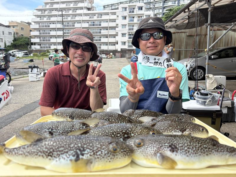 ふぐ釣り1枚目