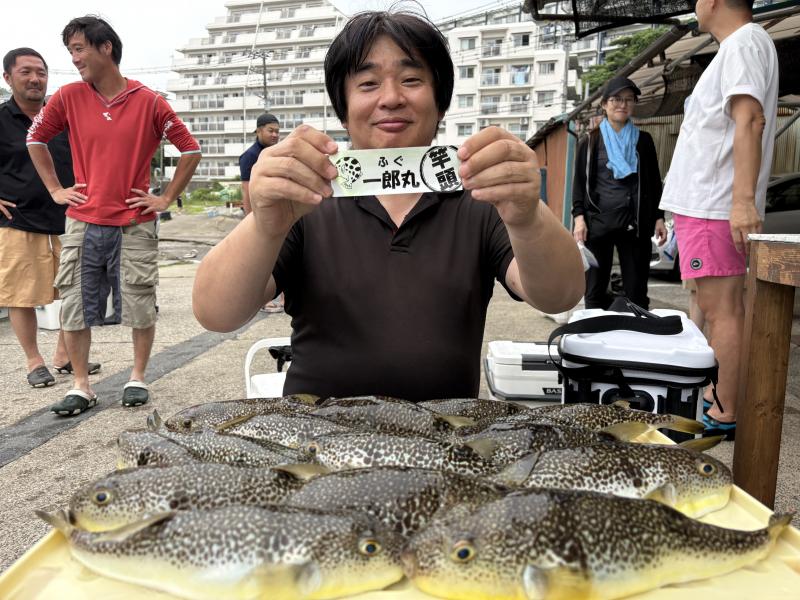 ふぐ釣り1枚目