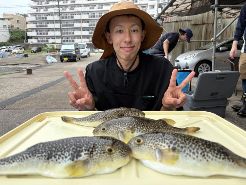 ふぐ釣り1枚目