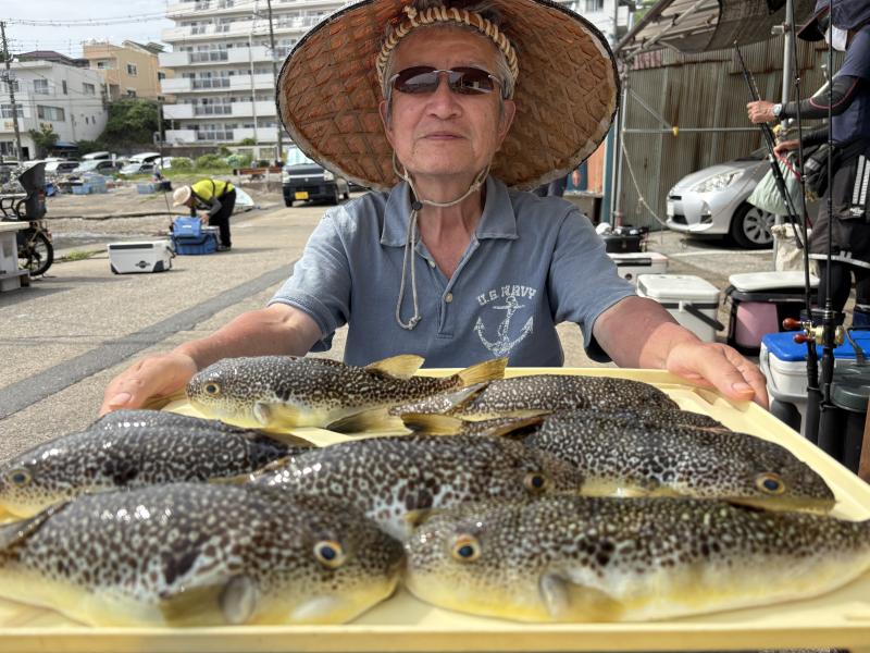 ふぐ釣り1枚目