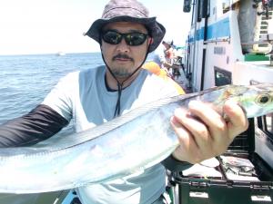 タチウオアジリレー釣り