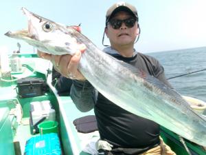 タチウオアジリレー釣り